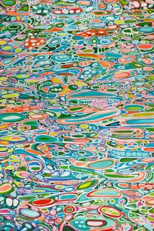 Express Delivery ▷ Water Reflection by Alexandra Djokic, 2025 | Acrylic Painting