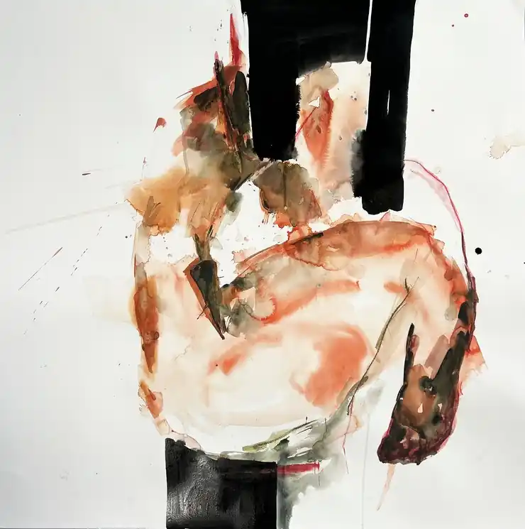 Fan Favorite ▷ Untitled by Doïna Vieru, 2024 | Ink Painting