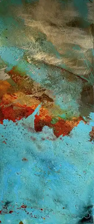 ▷ Victoria by Sam Peacock, 2018 | Walnut stain painting Certified