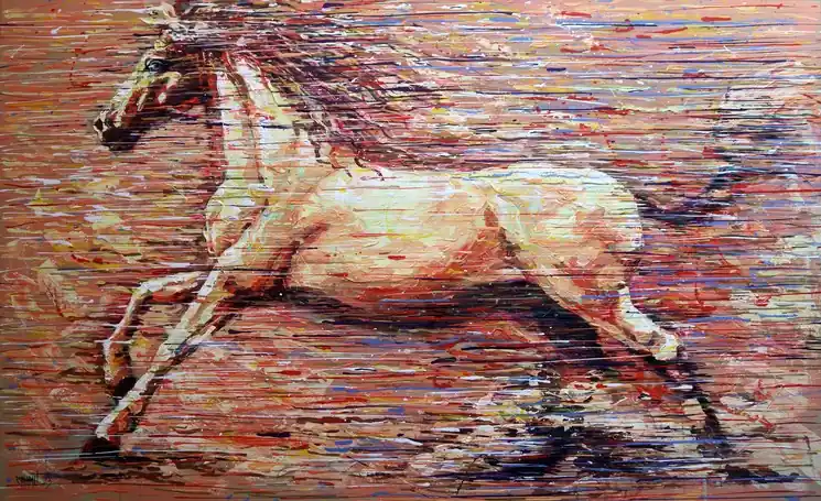 ▷ Hurricane by Rakhmet Redzhepov (Ramzi), 2023 | Acrylic Painting Crafted