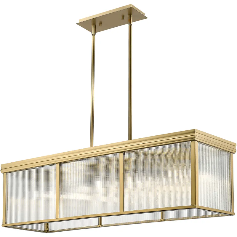 Carnaby 10 Light 42.25 inch Modern Gold Linear Chandelier Ceiling Light Exclusive Offer