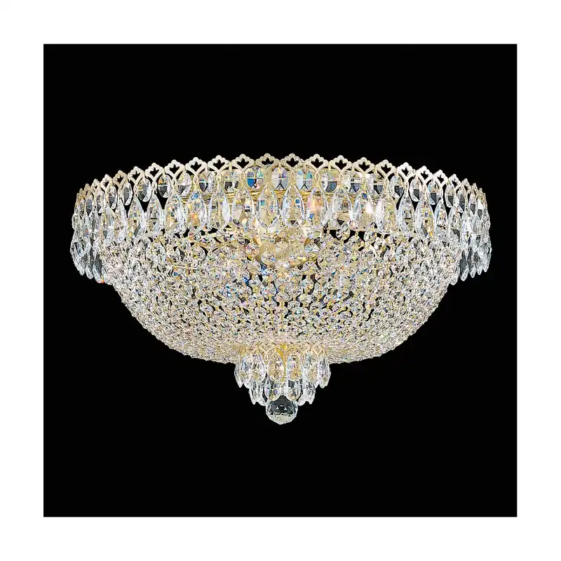 Modern Camelot 6 Light Aurelia Flush Mount Ceiling Light in Optic