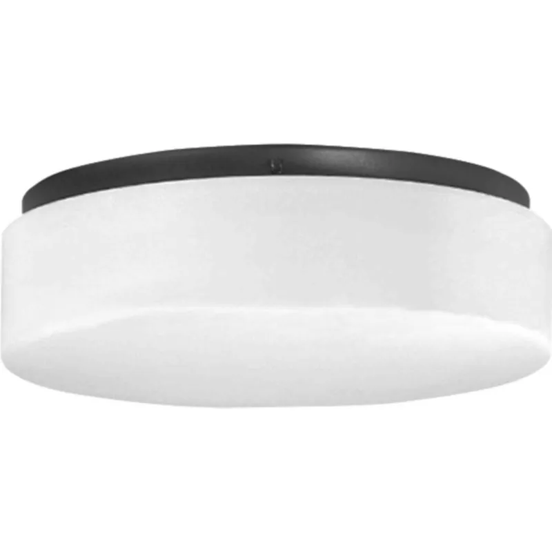 Drums And Clouds LED 11 inch Black Flush Mount Ceiling Light, Progress LED Trending