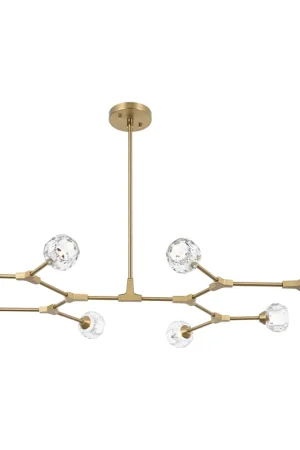 Zayne 10 Light 56 inch Gold Pendant Ceiling Light Affordable