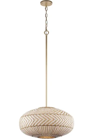 Zanzibar 4 Light 22 inch Soft Gold Pendant Ceiling Light Affordable