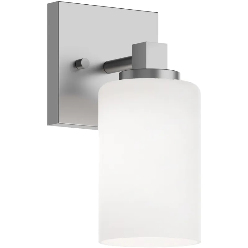 No Minimum Order Leo 1 Light 5.5 inch Satin Nickel Wall Sconce Wall Light