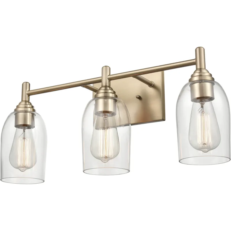 Arlett 3 Light 22 inch Modern Gold Bathroom Vanity Light Wall Light Editor’s Pick