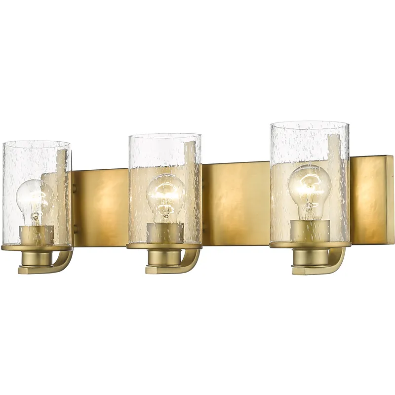 Beckett 3 Light 23 inch Olde Brass Vanity Wall Light Shop Now