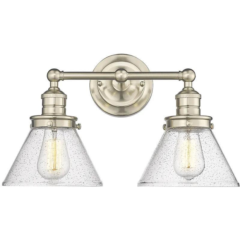 Eyden 2 Light 18.38 inch Modern Gold Vanity Light Wall Light Handmade
