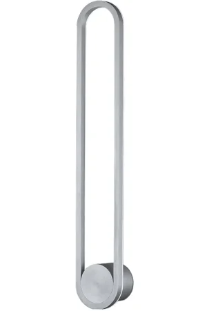 Zeitlos LED 4 inch Satin Nickel with Chrome Wall Sconce Wall Light, Bankamp Line In Demand