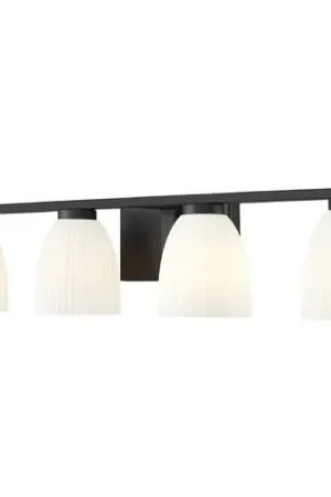 Z-Lite Naya Matte Black Bathroom Light Fresh Stock