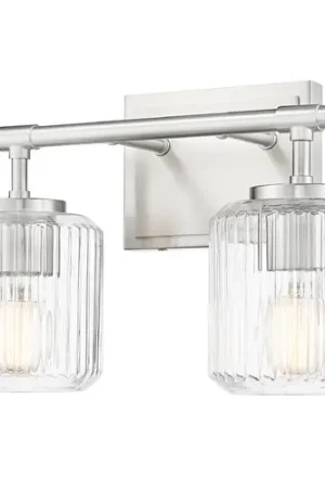 Z-Lite Landon Brushed Nickel Bathroom Light Certified