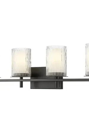 Z-Lite Grayson Matte Black Bathroom Light Shop Now