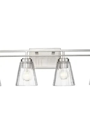 Z-Lite Lyna Brushed Nickel Bathroom Light Best Price