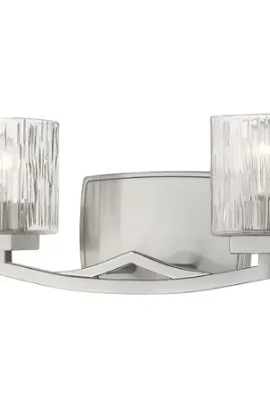Zaid Brushed Nickel Bathroom Light by Z-Lite Price Cut