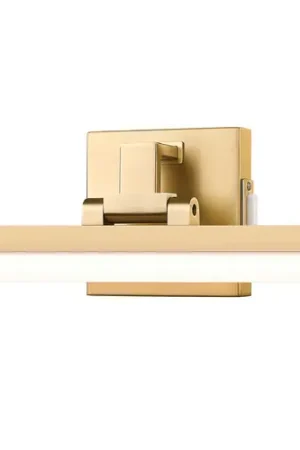 Z-Lite Liam Modern Gold LED Bathroom Light Handmade