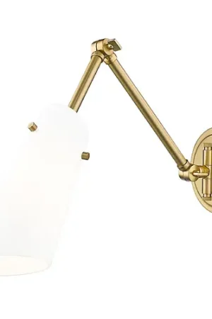 Z-Lite Julia Modern Gold Plug and Cord Wall Lamp Sale