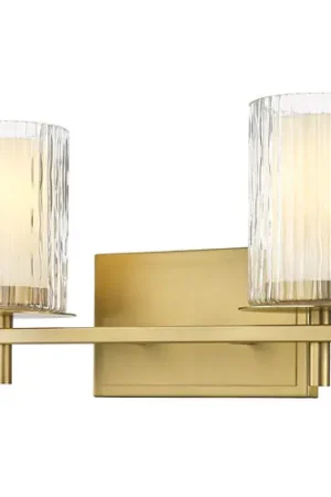 Z-Lite Grayson Modern Gold Bathroom Light Handmade
