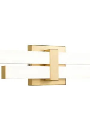 Z-Lite Zane Modern Gold LED Vertical Bathroom Light Place Order