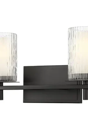 Z-Lite Grayson Matte Black Bathroom Light Affordable