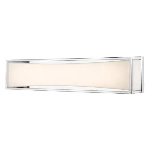 Authentic Baden Chrome LED Vertical Bathroom Light by Z-Lite