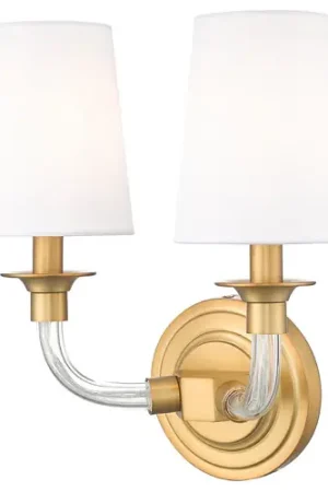 Z-Lite Katerina Rubbed Brass Sconce Fast Shipping