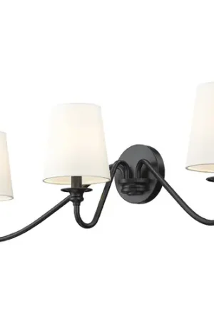 Z-Lite Gianna Matte Black Sconce While Supplies Last