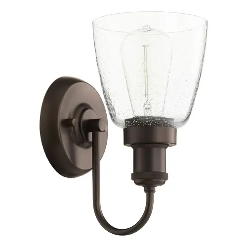 Trusted Brand Oiled Bronze Sconce by Quorum Lighting