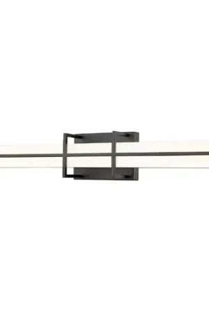 Z-Lite Harrison Matte Black LED Vertical Bathroom Light While Supplies Last
