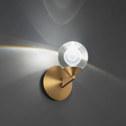 Double Bubble Aged Brass LED Sconce by Modern Forms Today Only