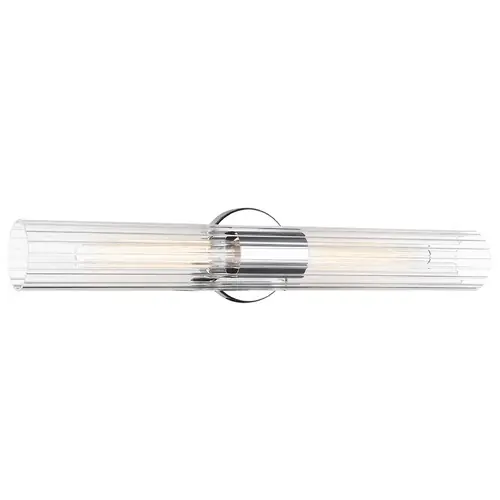 Odette Chrome Bathroom Light by Matteo Lighting High Quality