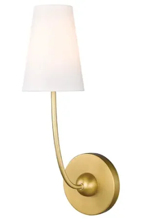 Z-Lite Shannon Rubbed Brass Sconce Top Rated