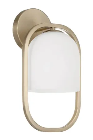 Zeek Capsule Wall Sconce in Matte Brass by Capital Lighting Shop Now
