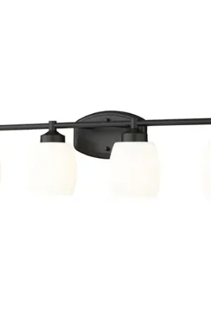 Z-Lite Kendrick Matte Black Bathroom Light No Minimum Order