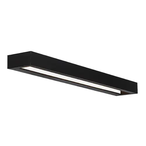 Open Bar Black LED Vertical Bathroom Light by Modern Forms Luxury