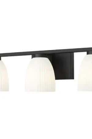 Z-Lite Naya Matte Black Bathroom Light Genuine