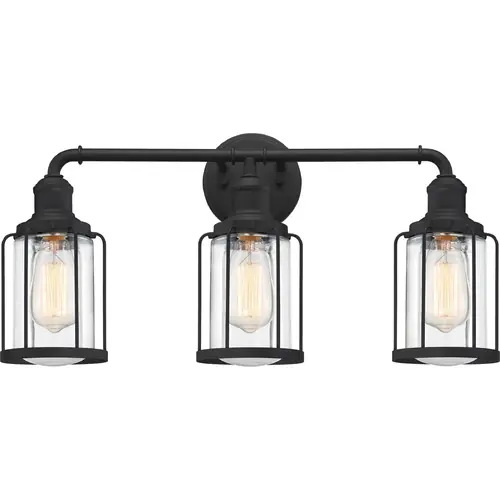 Today Only Ludlow Earth Black Bathroom Light by Quoizel Lighting
