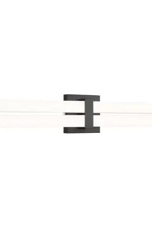 Z-Lite Zane Matte Black LED Vertical Bathroom Light Wholesale