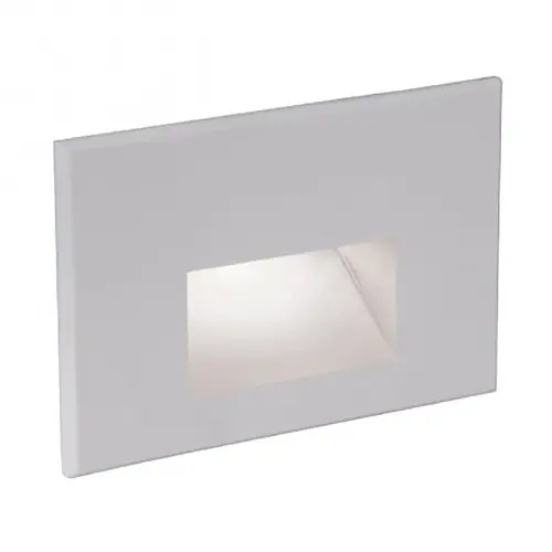 Limited Edition Step & Wall White on Aluminum LED Recessed Step Light by WAC Lighting