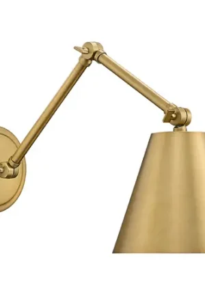 Z-Lite Regent Rubbed Brass Plug and Cord Wall Lamp Reduced Price