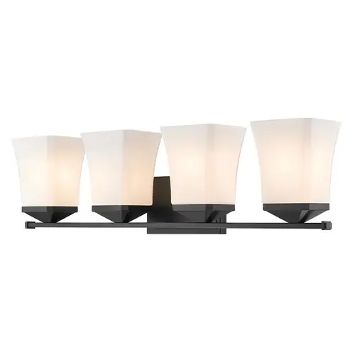 Darcy Matte Black Bathroom Light by Z-Lite Latest