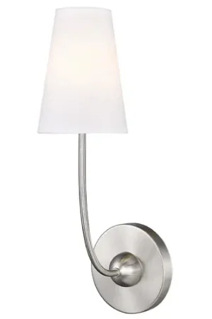 Z-Lite Shannon Brushed Nickel Sconce Luxury
