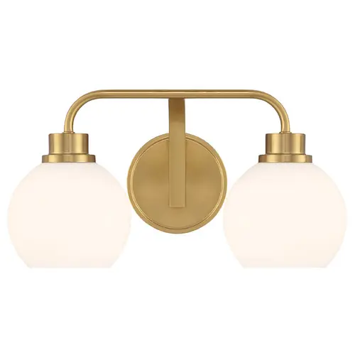 Meridian Natural Brass Bathroom Light Trusted Brand