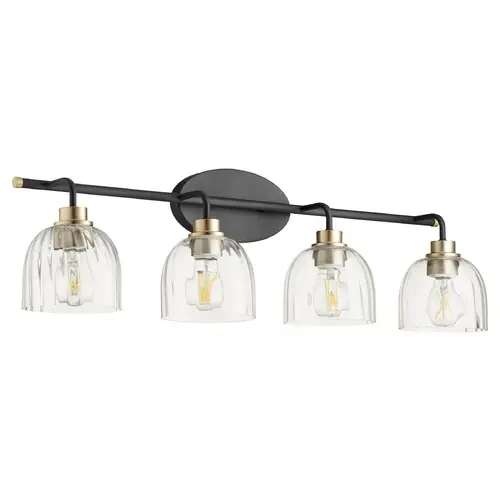 Espy Noir & Aged Brass Bathroom Light by Quorum Lighting Bulk Order