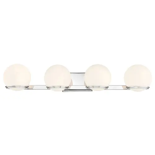 Top Rated Hollywood Nights Chrome LED Bathroom Light by Minka Lavery