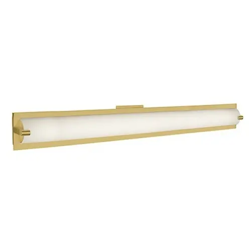 Free Delivery Lighthouse Brushed Gold LED Vertical Bathroom Light by Kuzco Lighting