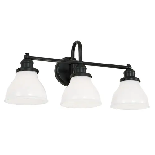 Baxter 24.25-Inch Vanity Light in Matte Black by Capital Lighting Best Seller