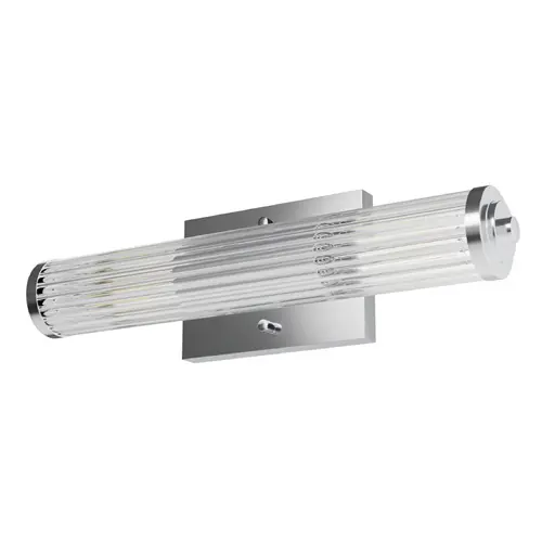 Hunter Fan Company Holly Grove Chrome Vertical Bathroom Light Super Sale