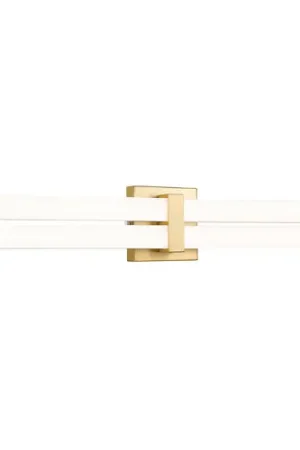 Z-Lite Zane Modern Gold LED Vertical Bathroom Light Crafted