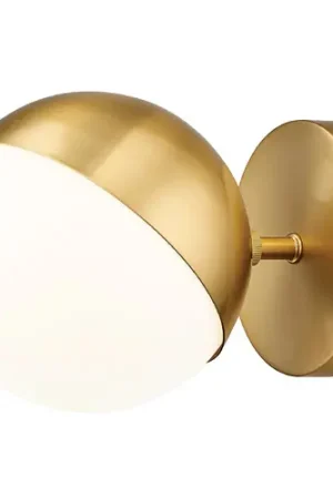 Z-Lite Realm Sphere Modern Gold Sconce Hot Deal